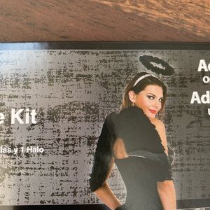 Adult dark angel black halo